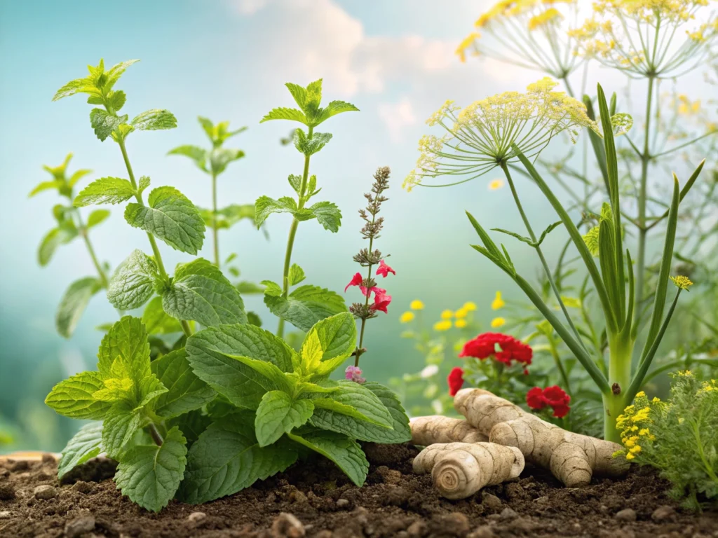 Plantes connus pour leurs bienfaits pour la digestion